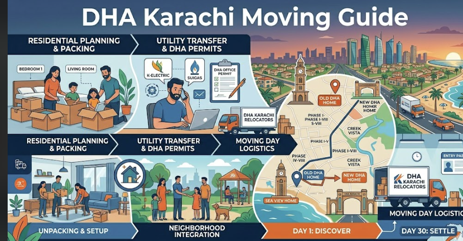 Movers in DHA Karachi — Complete Sector by Sector Moving Guide 2026