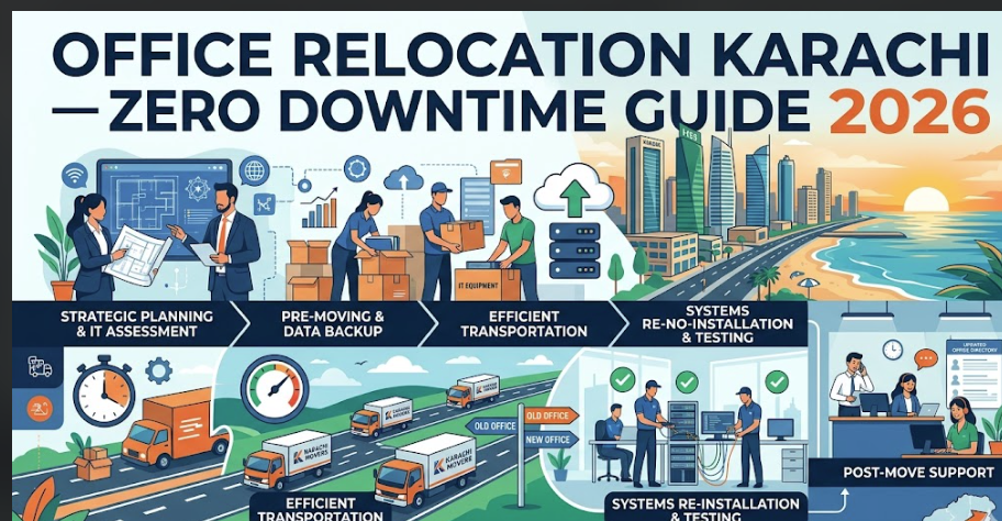 Office Relocation Karachi — The Complete Zero Downtime Guide 2026