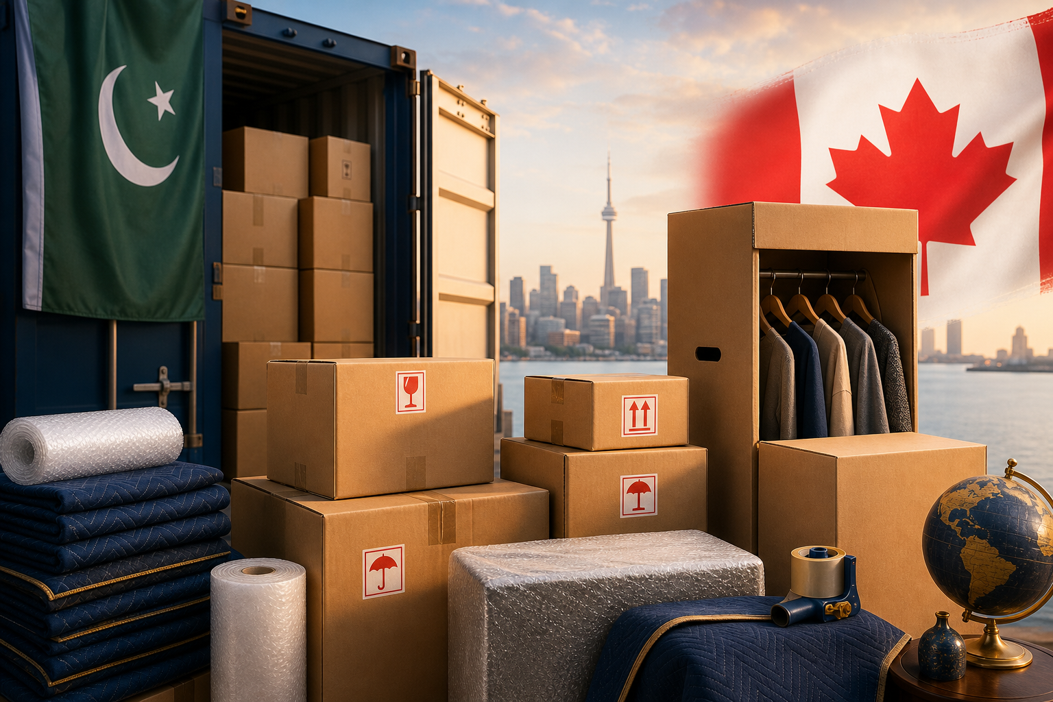 Packing Tips for International Moving to Canada — Complete Room-by-Room Guide for Pakistanis (2026)